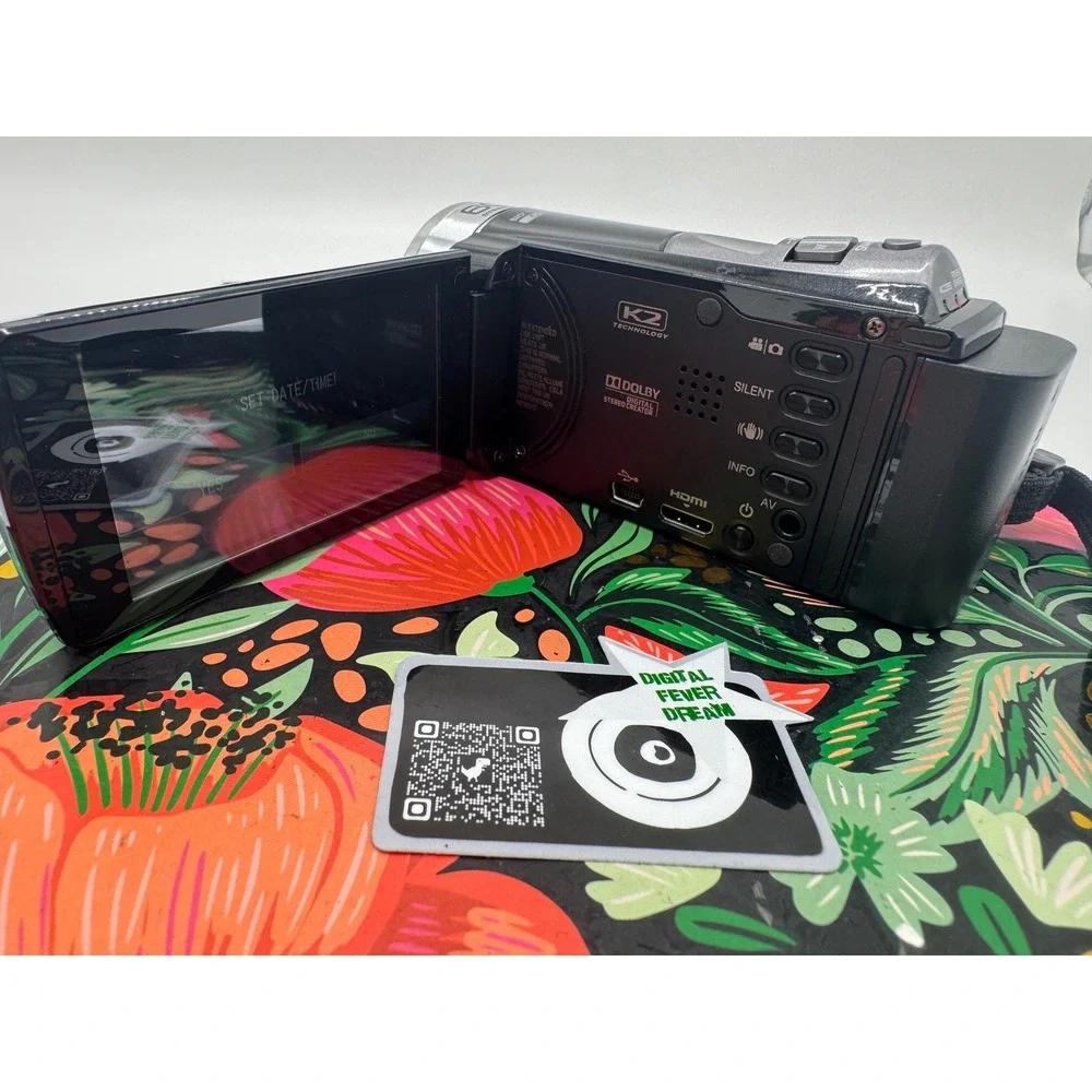 JVC Everio GZ-EX355BU Full HD Camcorder 40x Optical Zoom WiFi Black Bundle